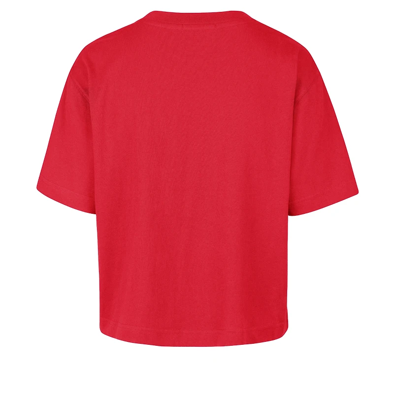 T-shirt à carreaux rouges '47 Atlanta Hawks pour femmes, Reed City