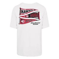 T-shirt Sadie blanc '47 Atlanta Hawks pour femmes