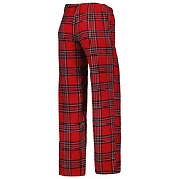 Ensemble de pyjama pour femme Concepts Sport rouge/noir avec haut et pantalon à écusson des Atlanta Hawks
