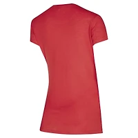 Ensemble de nuit Concepts Sport rouge/noir Atlanta Hawks Vector pour femme avec haut et pantalon en flanelle