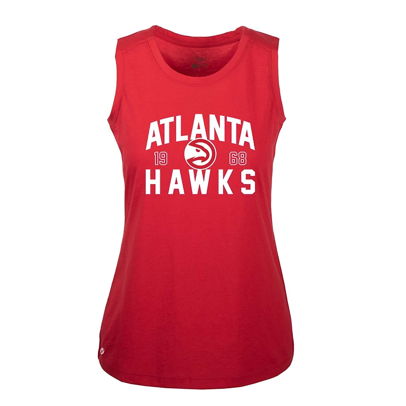 Débardeur rouge Macy pour femme Levelwear des Atlanta Hawks