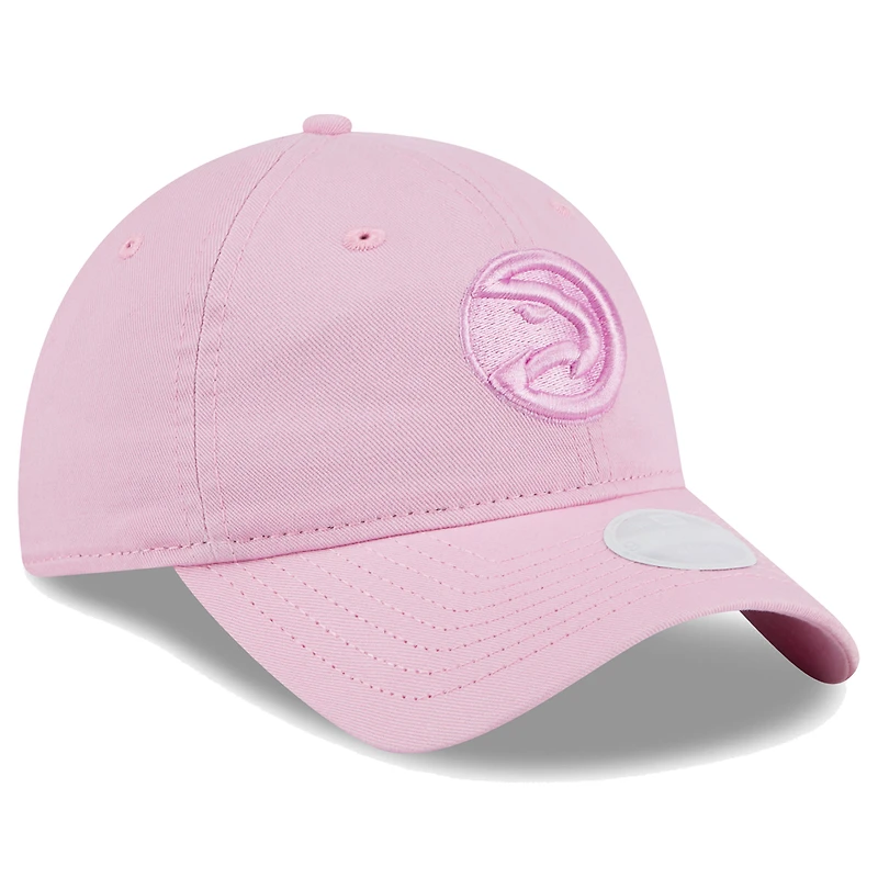 Casquette réglable ton sur ton 9TWENTY des Atlanta Hawks Colorpack New Era pour femme