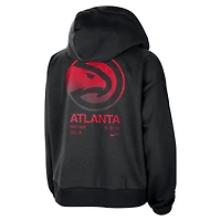 Women's Nike Black Atlanta Hawks Courtside Standard Issue Performance Pullover Hoodie