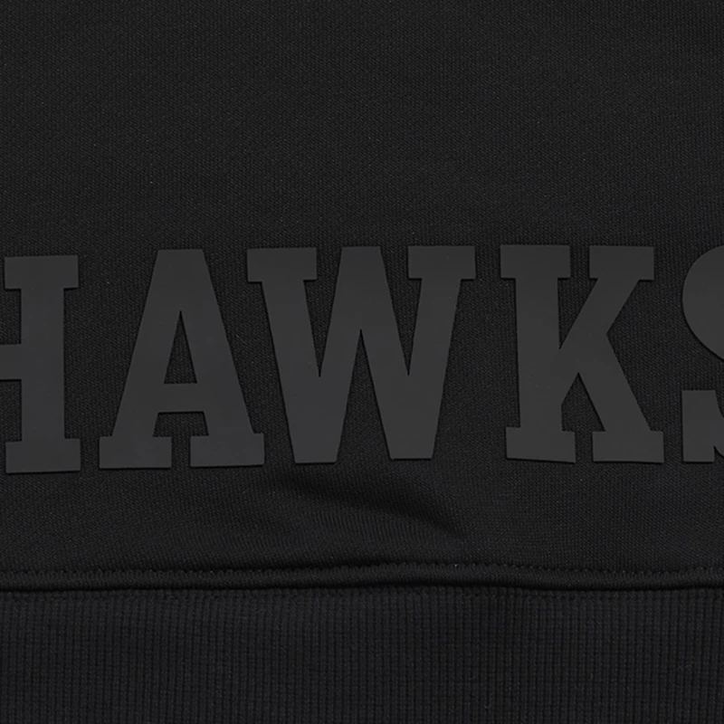 Women's Pro Standard Black Atlanta Hawks Jewels Cropped Pullover Hoodie