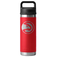 YETI Red Atlanta Hawks 18oz. Rambler Chug Water Bottle