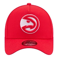 Casquette ajustable New Era rouge Atlanta Hawks 9FORTY pour jeunes
