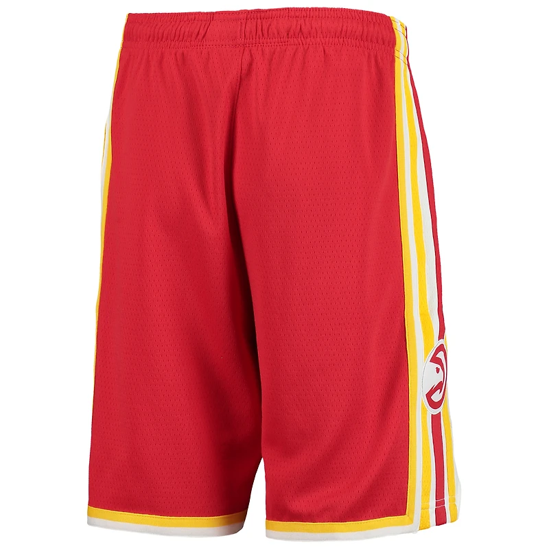 Youth Nike Red Atlanta Hawks 2020/21 Swingman Shorts - Icon Edition