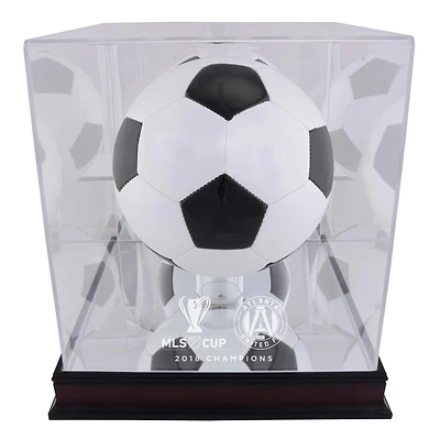 Atlanta United FC 2018 MLS Cup Champions Acajou Team Logo Ballon de football Vitrine