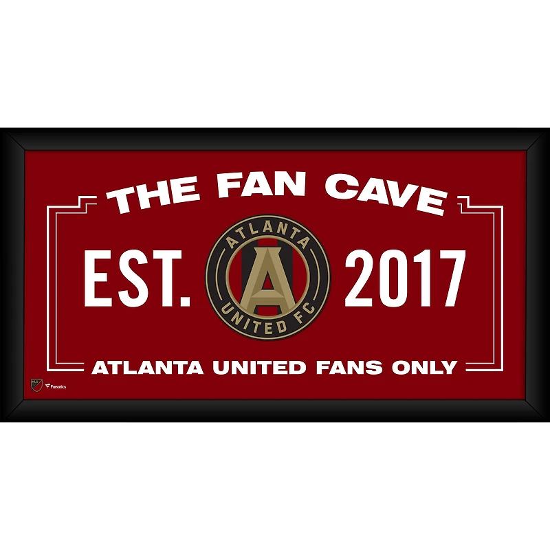 Atlanta United FC Encadré 10" x 20" Fan Cave Collage