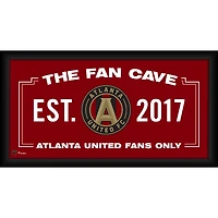 Atlanta United FC Encadré 10" x 20" Fan Cave Collage