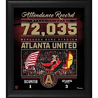 Atlanta United FC Encadré 15" x 17" Collage du record de présence MLS