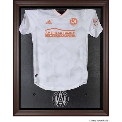 Vitrine de présentation pour maillot avec logo de l'équipe marron encadré Atlanta United FC