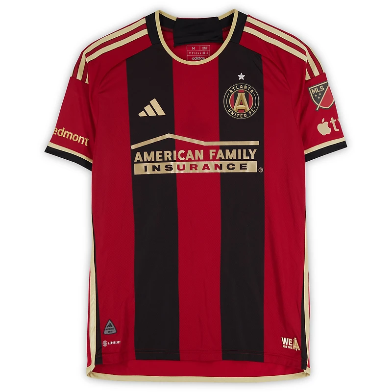 Daniel Rios Atlanta United FC Autographed Match-Used #19 Red adidas Jersey from the 2024 MLS Season - Size M