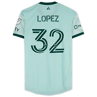 Maillot vert n°32 de l'Atlanta United FC d'Erik López pour la saison 2023 de la MLS