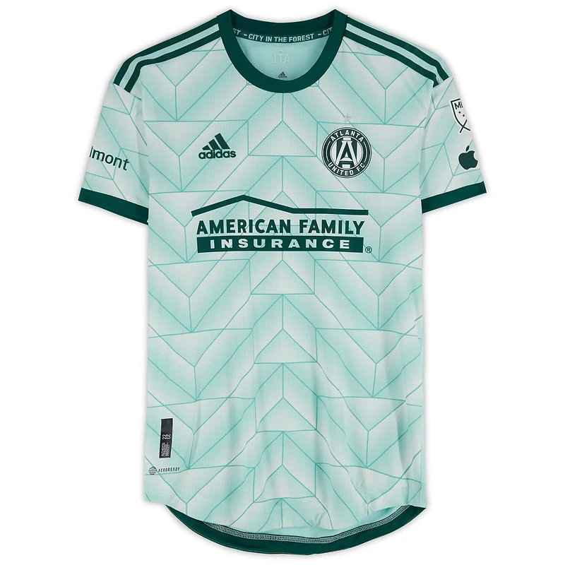 Maillot vert n°32 de l'Atlanta United FC d'Erik López pour la saison 2023 de la MLS