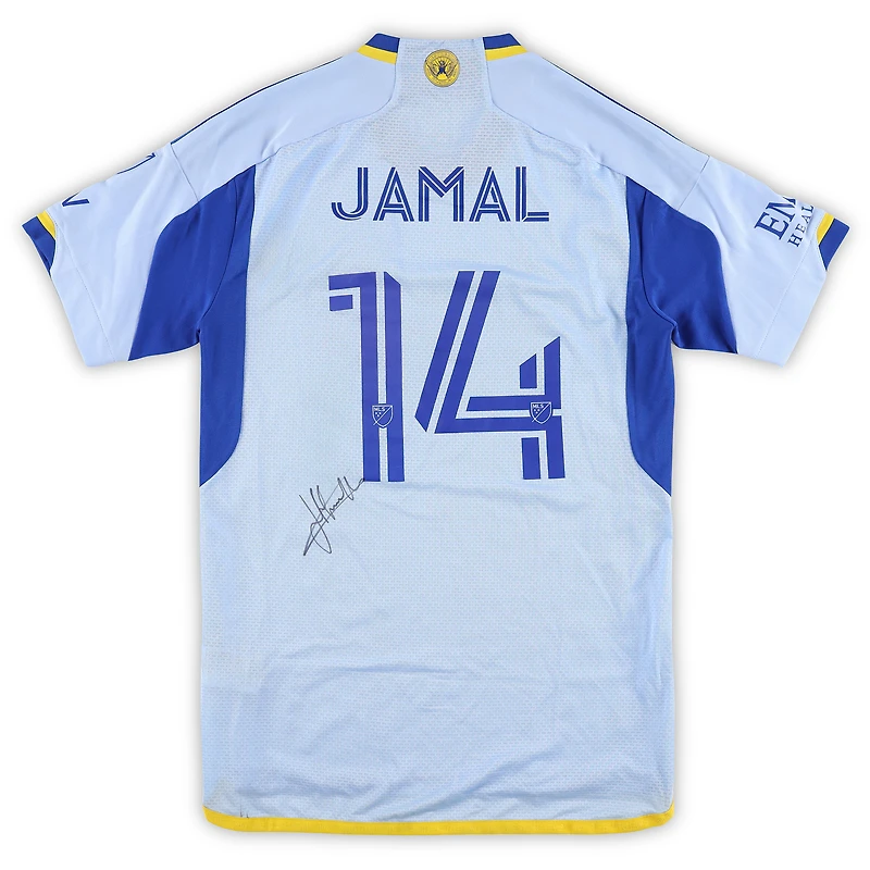 Jamal Thiaré Atlanta United FC Autographed Match-Used #14 Blue Jersey from the 2025 MLS Season - Size S