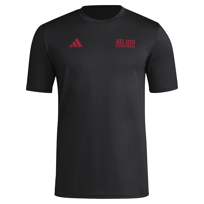 Men's adidas Black Atlanta United FC Local Wrap T-Shirt