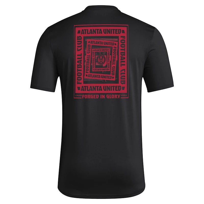 Men's adidas Black Atlanta United FC Local Wrap T-Shirt