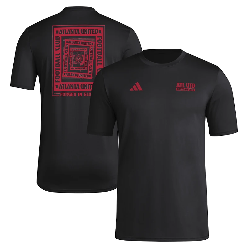 Men's adidas Black Atlanta United FC Local Wrap T-Shirt