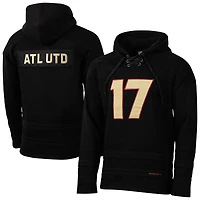 Men's Sport Design Sweden  Black Atlanta United FC Hat Trick Hockey Pullover Hoodie
