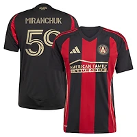 Maillot de joueur réplique adidas Aleksei Miranchuk noir Atlanta United FC 2025 The Connector pour homme