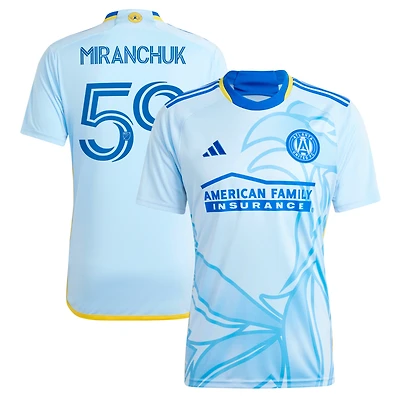 Men's adidas Aleksei Miranchuk Light Blue Atlanta United FC 2024 The Resurgens Kit Replica Player Jersey