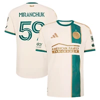 Men's adidas Aleksei Miranchuk Tan Atlanta United FC 2026 Spirit of '96 On-Field Authentic Patch Jersey