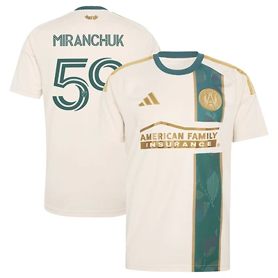 Maillot adidas Aleksei Miranchuk Tan Atlanta United FC 2026 Spirit of '96 Replica pour homme