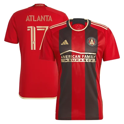 Men's adidas Black Atlanta United FC 2023 The 17s' Kit Replica Jersey