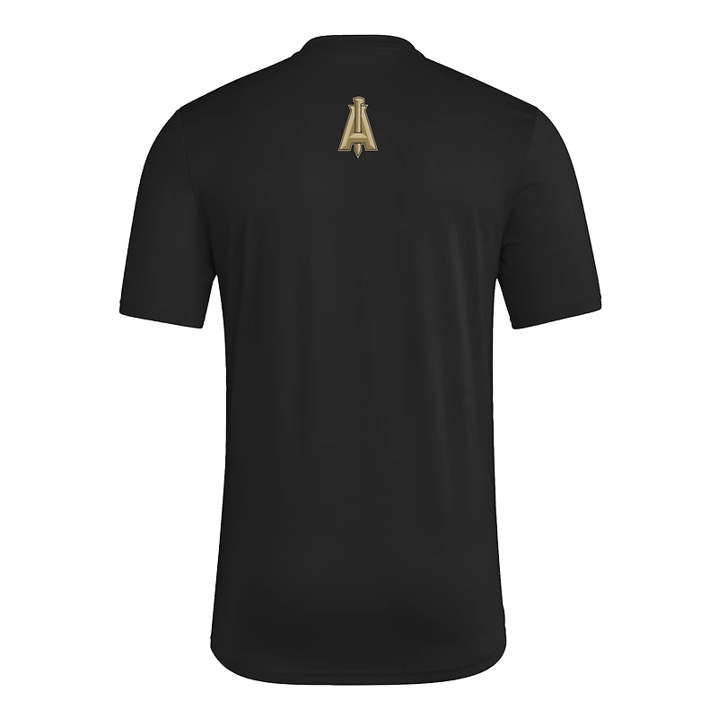 Men's adidas  Black Atlanta United FC 2025 Jersey Hook AEROREADY T-Shirt
