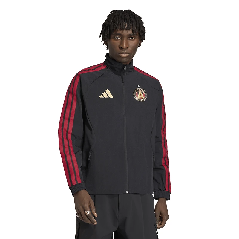 Men's adidas  Black Atlanta United FC 2026 Anthem Raglan Full-Zip Jacket
