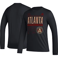 T-shirt AEROREADY à manches longues adidas Atlanta United FC Club DNA pour homme, noir