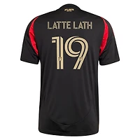 Maillot de joueur réplique adidas Emmanuel Latte Lath Black Atlanta United FC 2025 The Connector pour homme
