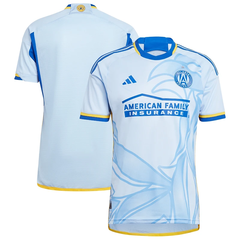 Maillot authentique adidas Atlanta United FC 2024 The Resurgens bleu clair pour homme