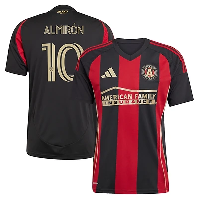 Men's adidas Miguel Almiron Black Atlanta United FC 2025 The Connector Replica Player Jersey