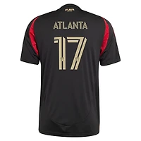 Maillot de joueur réplique adidas #17 Atlanta United FC 2025 The Connector pour homme, noir