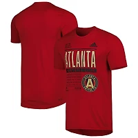 T-shirt de performance adidas Atlanta United FC Club DNA pour homme rouge