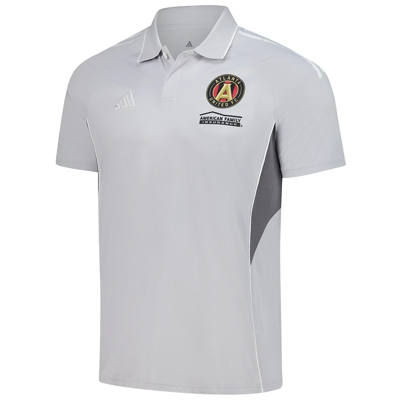 Men's adidas Silver Atlanta United FC 2025 Training Polo