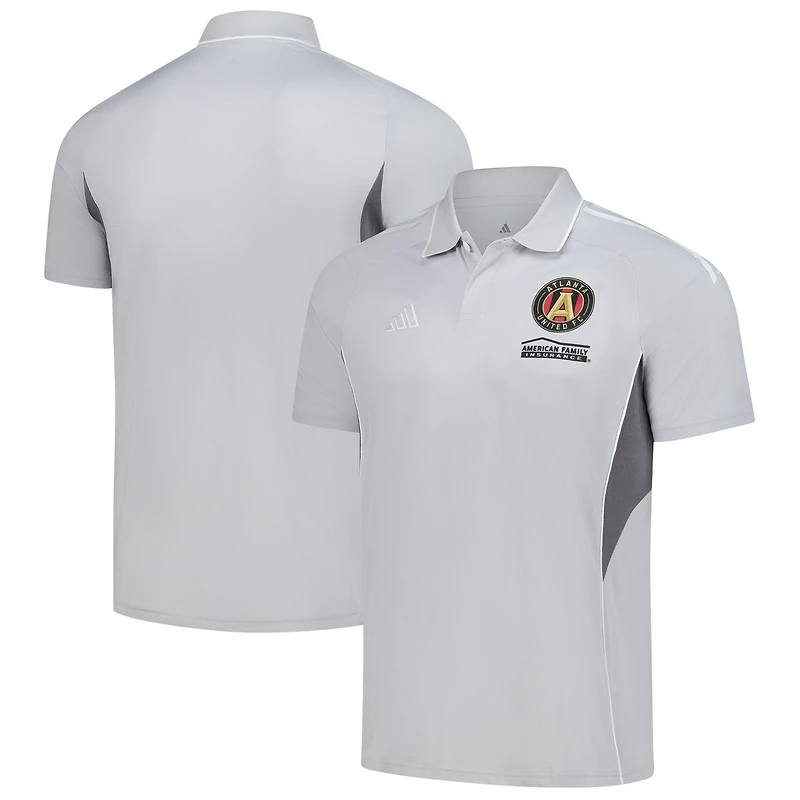 Men's adidas Silver Atlanta United FC 2025 Training Polo
