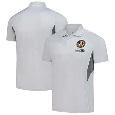 Men's adidas Silver Atlanta United FC 2025 Training Polo