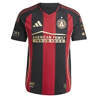 Men's adidas Steven Alzate Black Atlanta United FC 2025 The Connector On-Field Authentic Jersey
