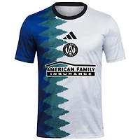 Haut d'avant-match adidas Atlanta United FC 2025 Gaming AEROREADY blanc pour homme