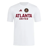 T-shirt adidas Atlanta United FC 2025 blanc pour homme avec maillot Hook AEROREADY