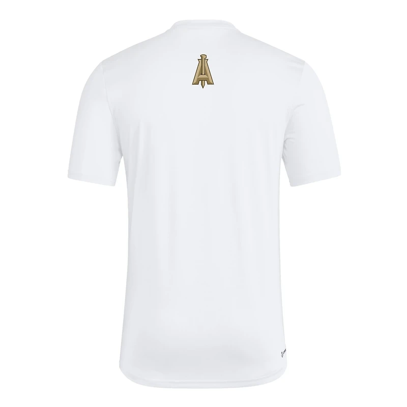 T-shirt adidas Atlanta United FC 2025 blanc pour homme avec maillot Hook AEROREADY