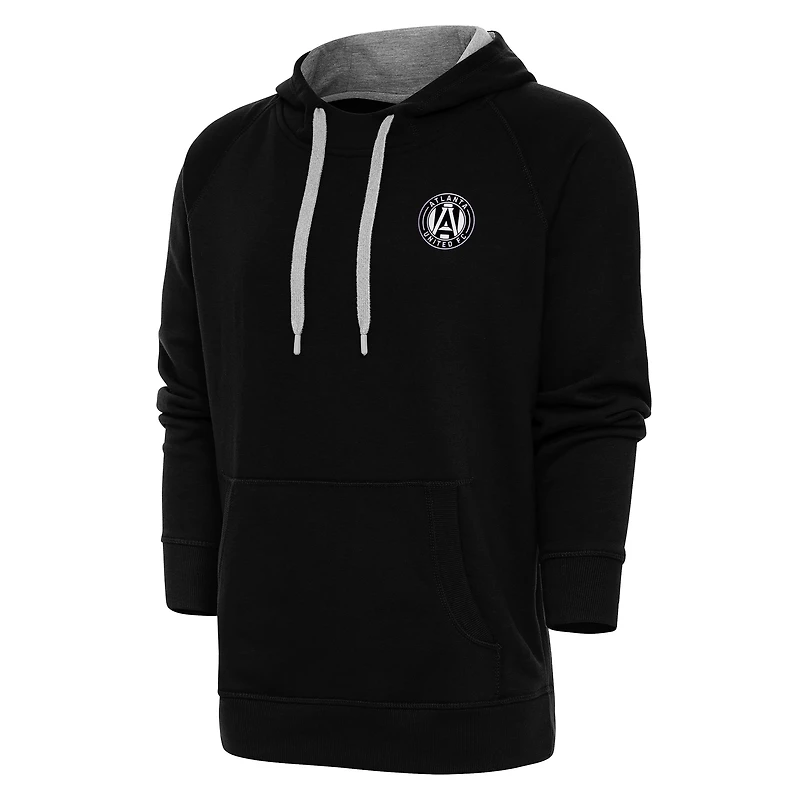 Sweat à capuche noir Atlanta United FC Victory pour homme avec logo métallique brossé