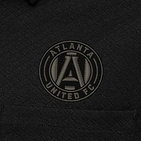Men's Antigua Black Atlanta United FC Streamer Diamond Button-Up Shacket