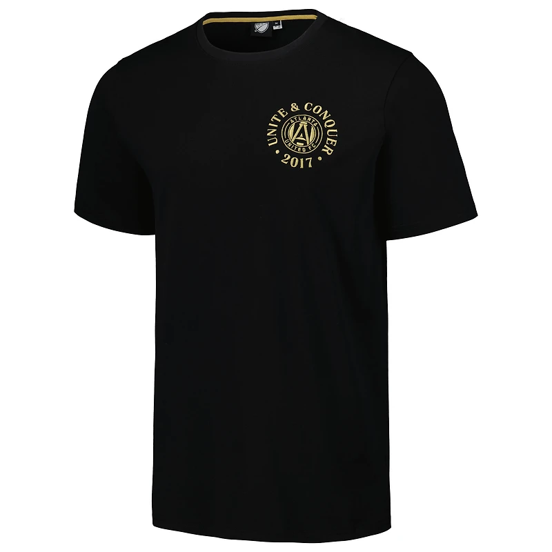 T-shirt noir Atlanta United FC Round Heavy pour homme