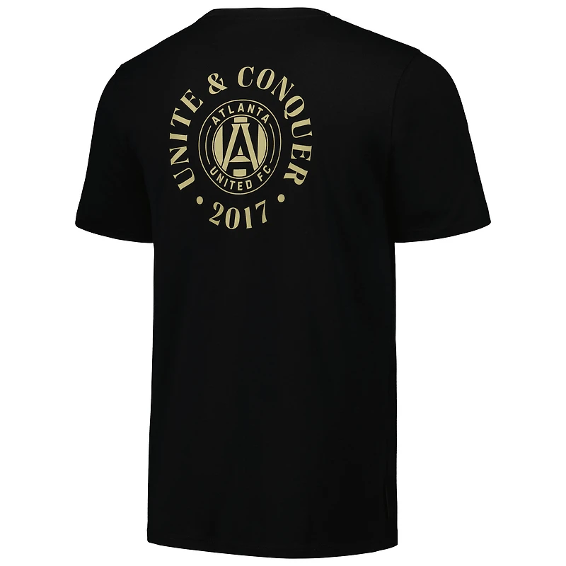 T-shirt noir Atlanta United FC Round Heavy pour homme