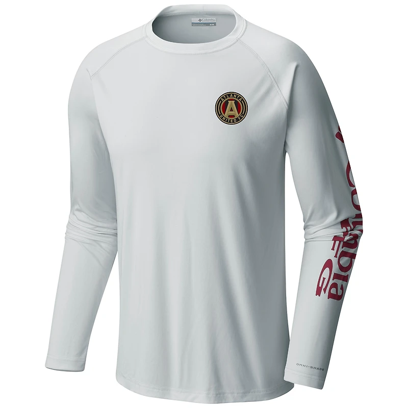 T-shirt à manches longues Columbia Atlanta United FC Terminal Tackle pour homme, blanc