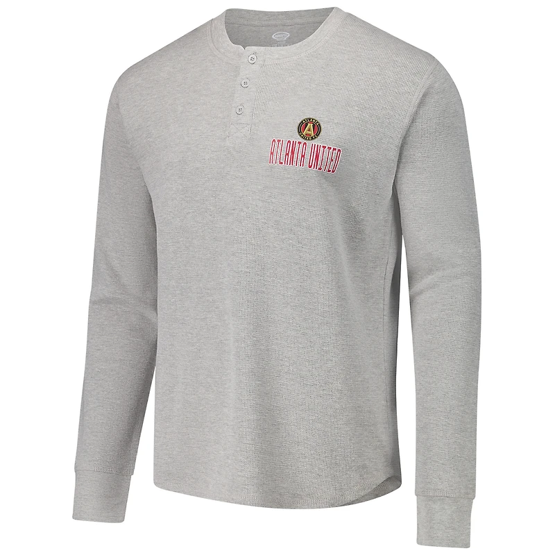 T-shirt à manches longues en tricot thermique gris Atlanta United FC Region pour homme Concepts Sport